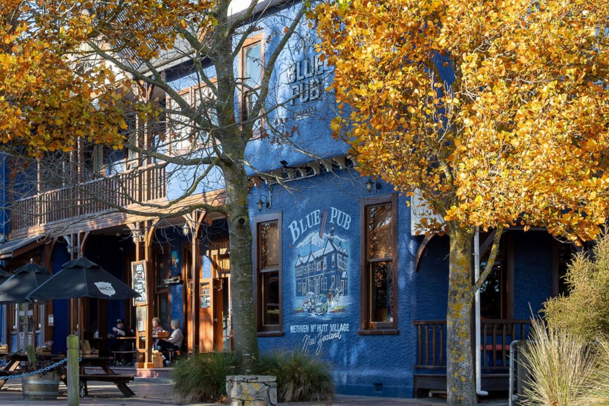 The Blue Pub in Methven town centre.