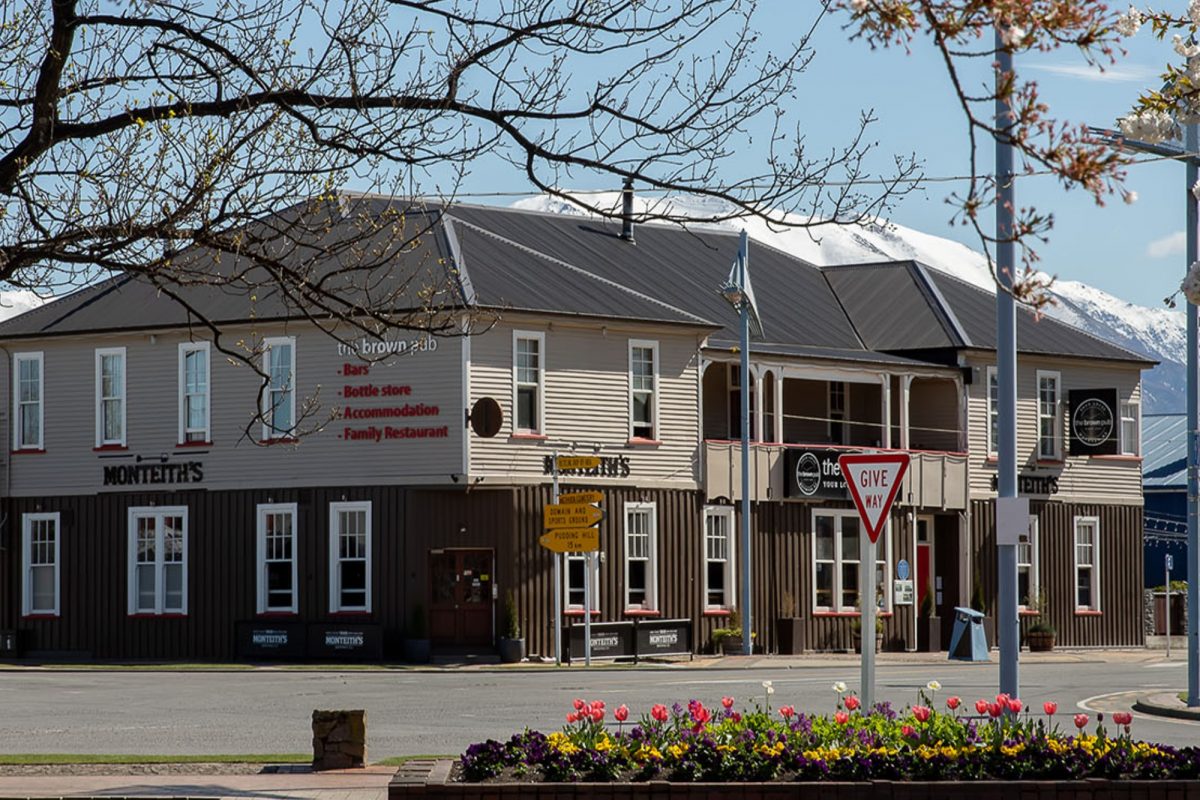 The Brown Pub in Methven town centre.